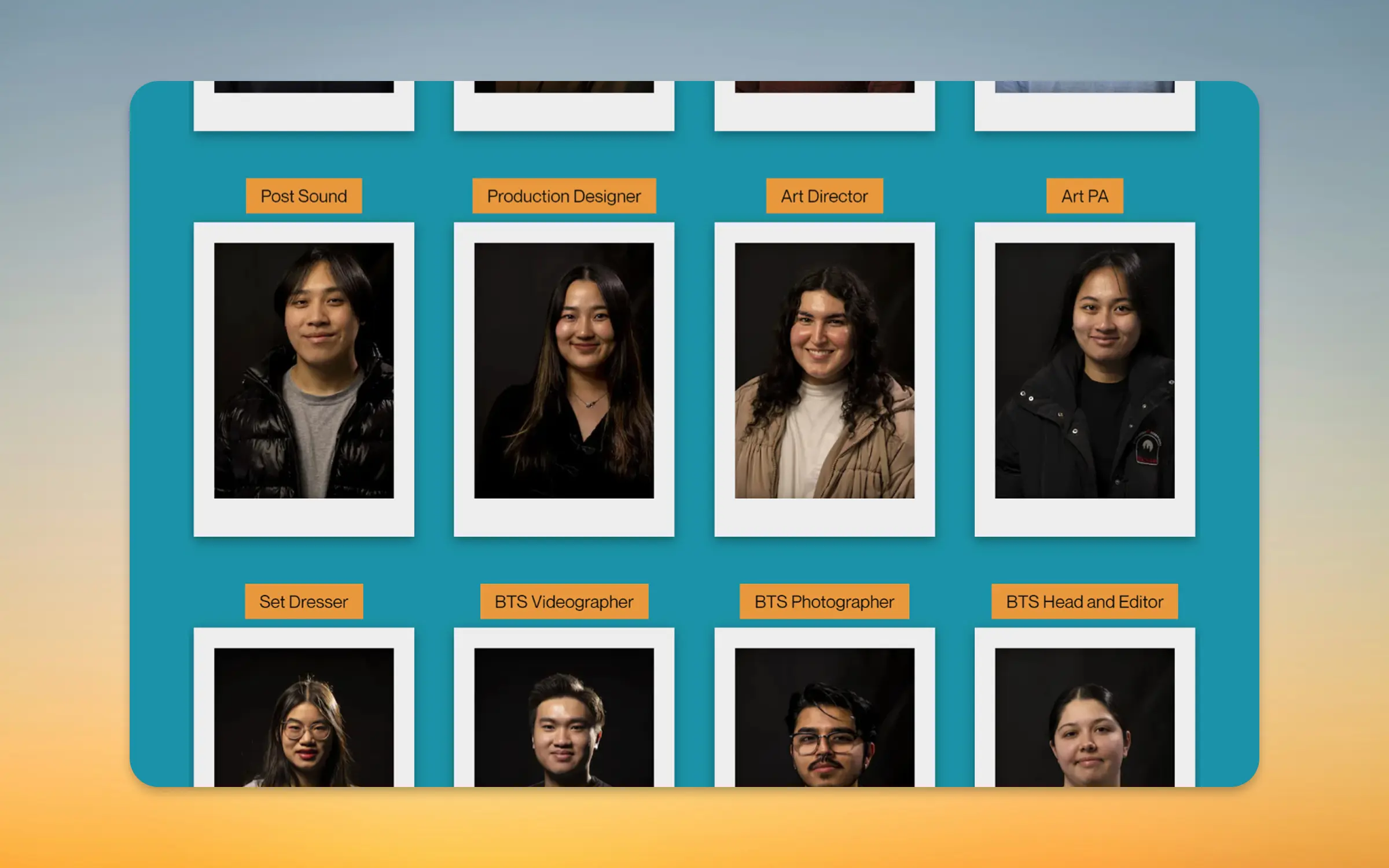 Crew: the people behind the film
